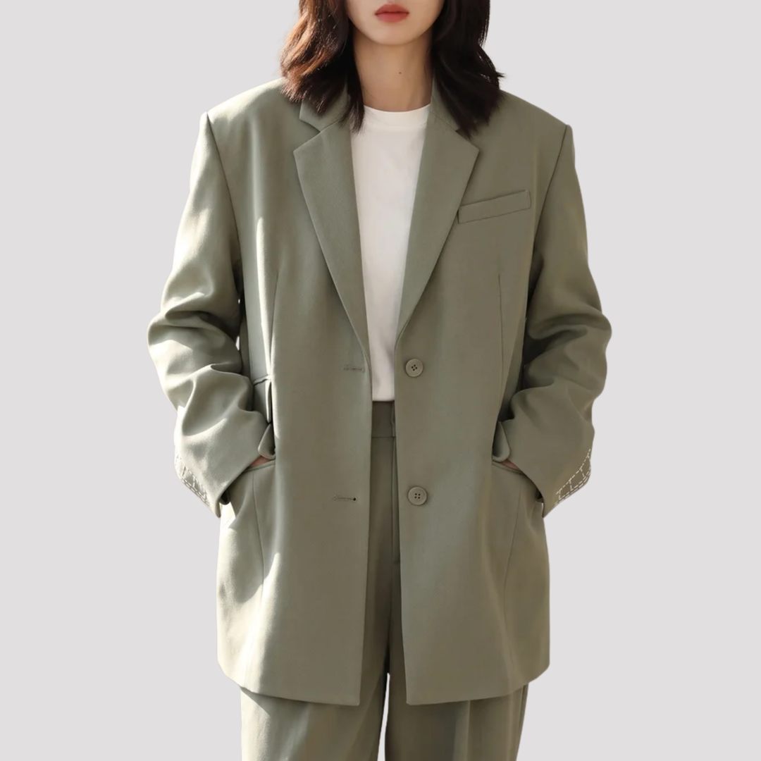 Gwendolyn | Relaxed Fit Single Breasted Tailored Blazer