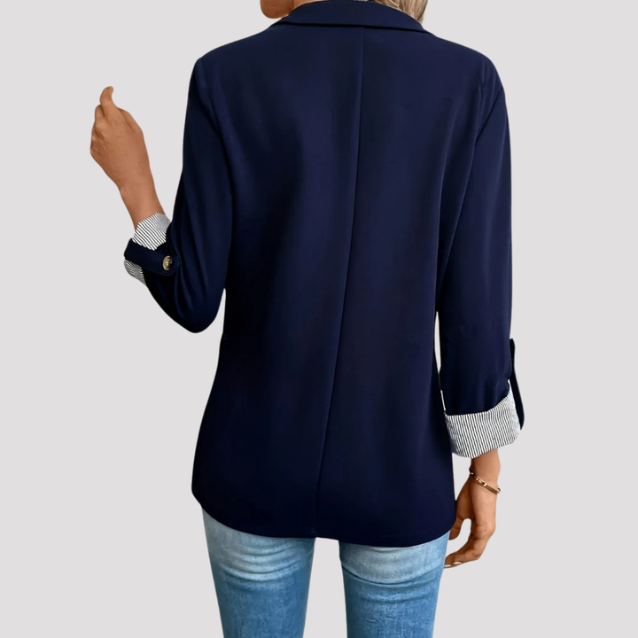 Beatrice | Elegant Single Breasted Tailored Blazer