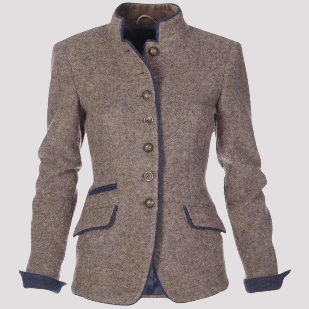 Theodora | Classic Button Front Tailored Blazer