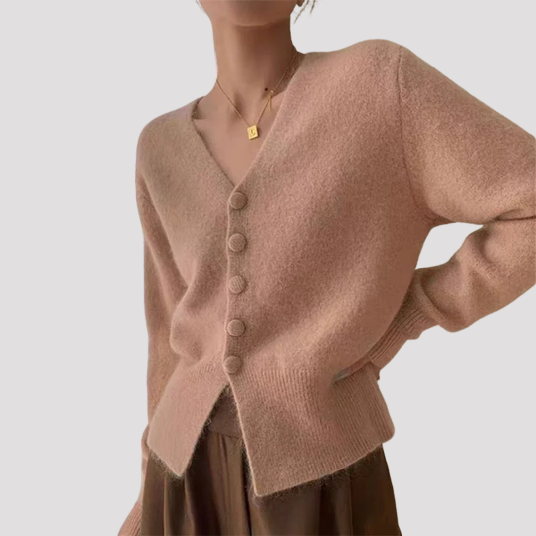 Willow | Mohair Look Button Cardigan