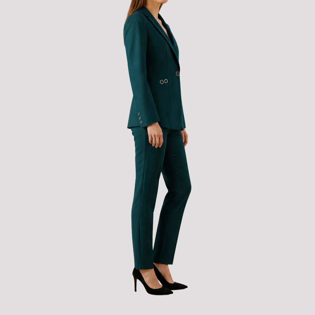 Isolde | Elegant Single Button Blazer Trouser Set