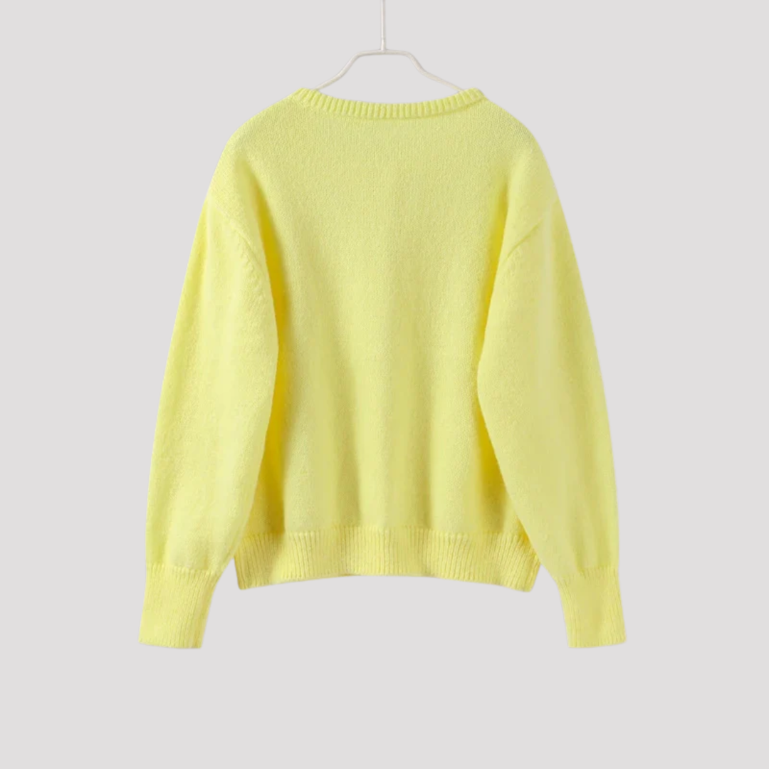 Alice | Mohair Look Button Front Cardigan