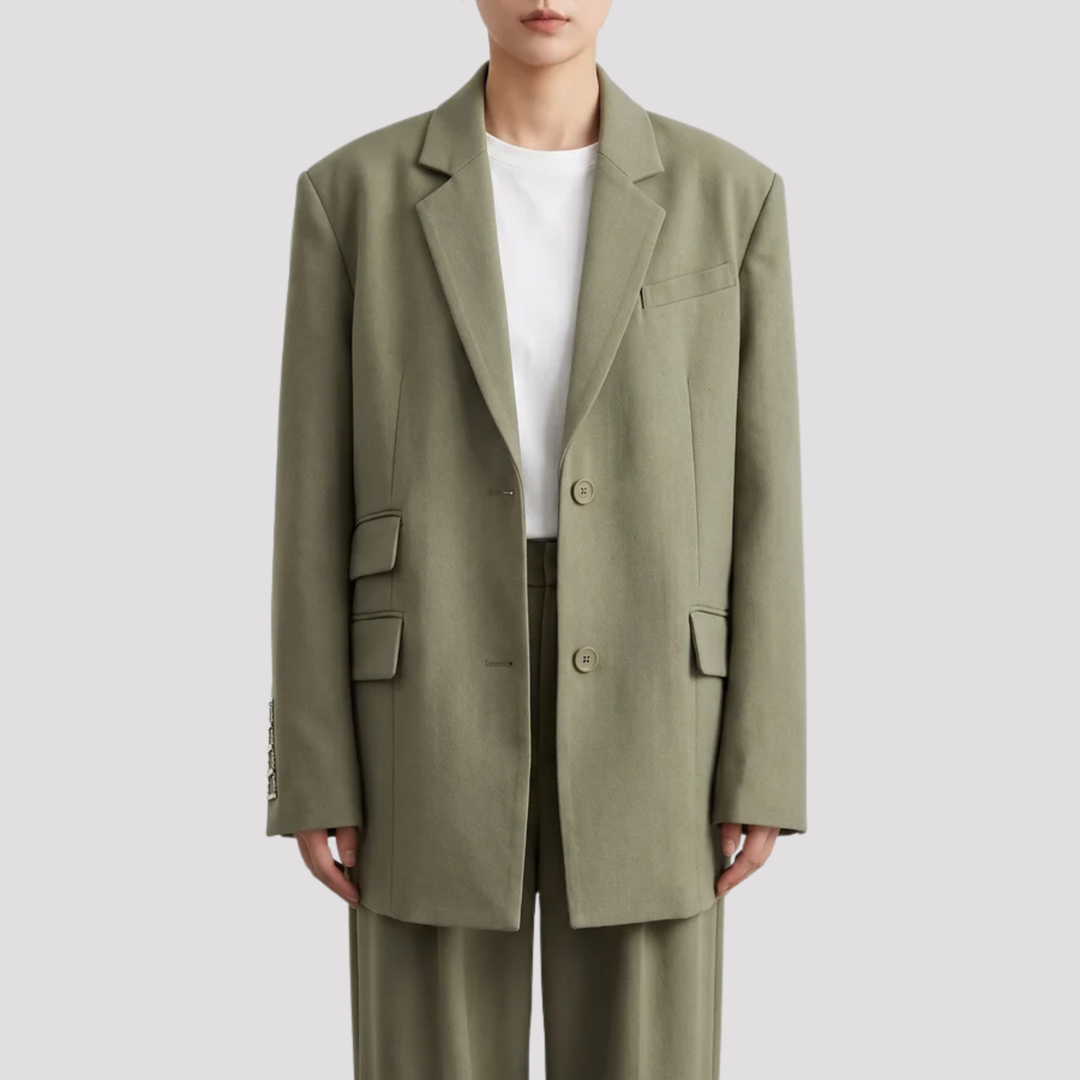 Gwendolyn | Relaxed Fit Single Breasted Tailored Blazer