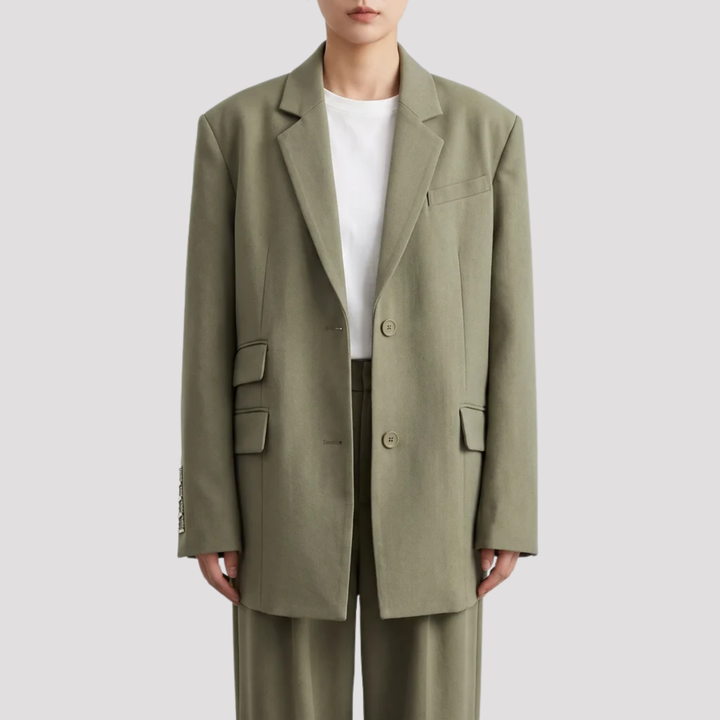 Gwendolyn | Relaxed Fit Single Breasted Tailored Blazer