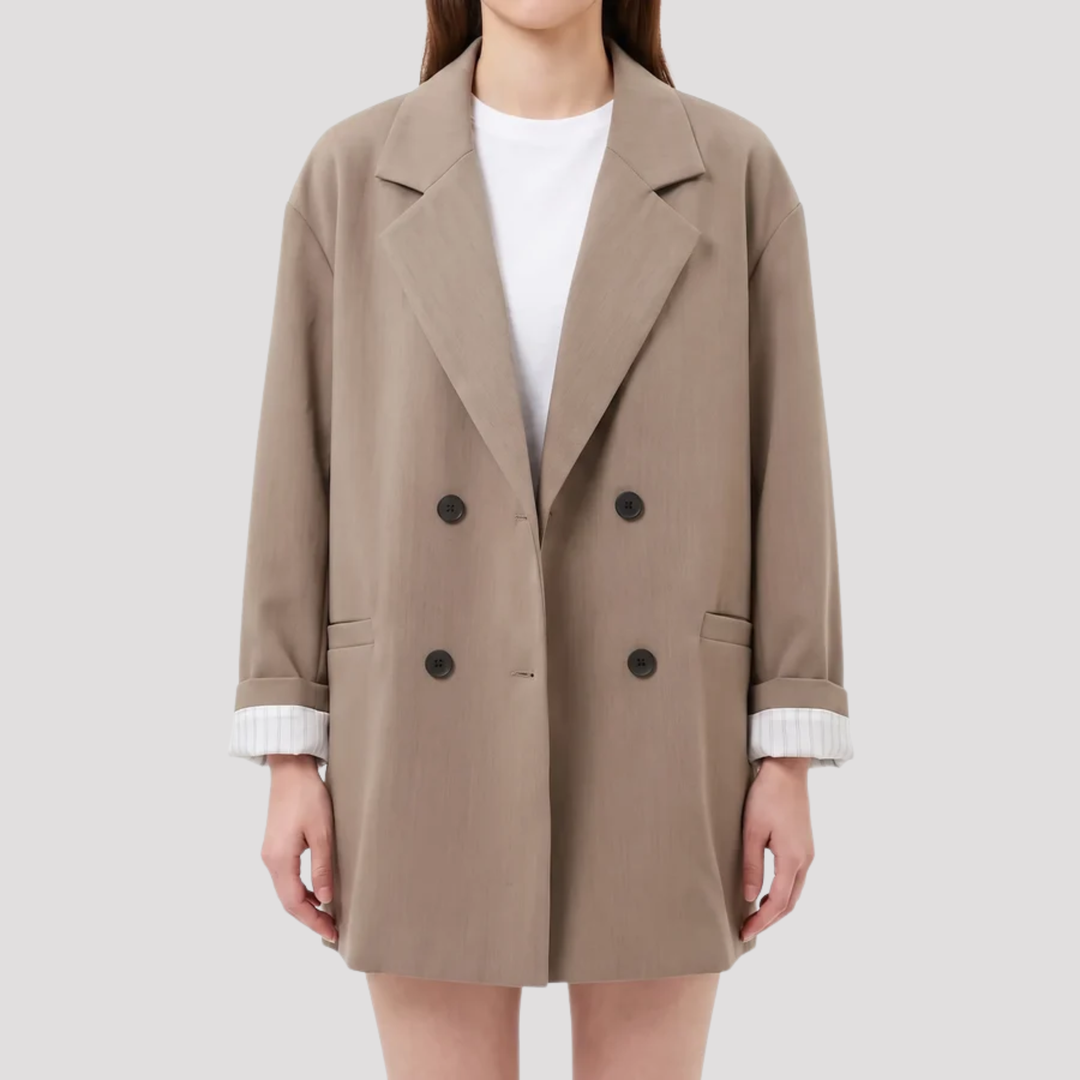 Cordelia | Relaxed Fit Double Breasted Tailored Blazer