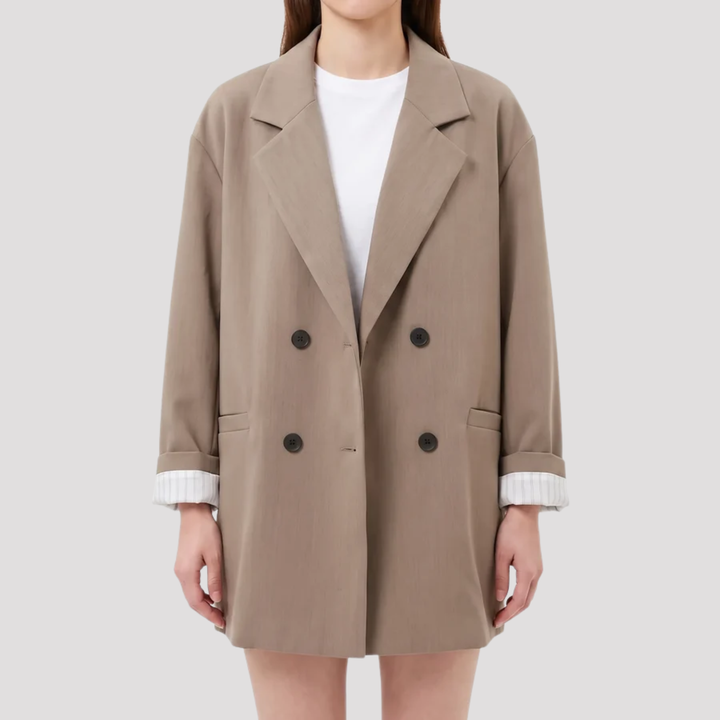 Cordelia | Relaxed Fit Double Breasted Tailored Blazer
