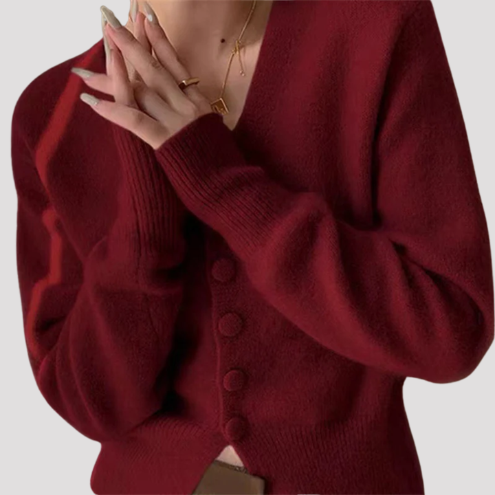 Willow | Mohair Look Button Cardigan
