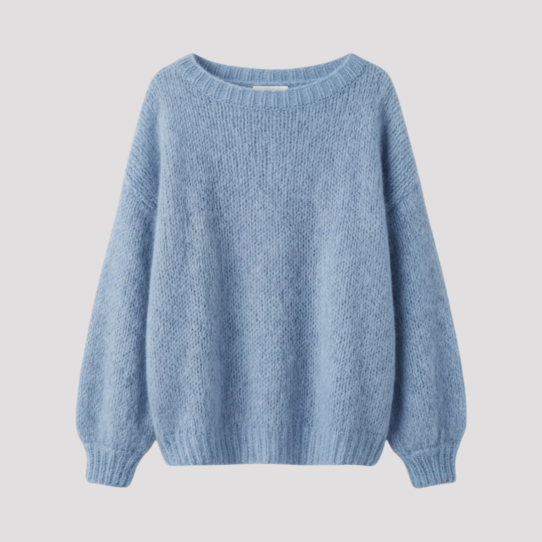 Amelia | Mohair Look Crew Neck Jumper
