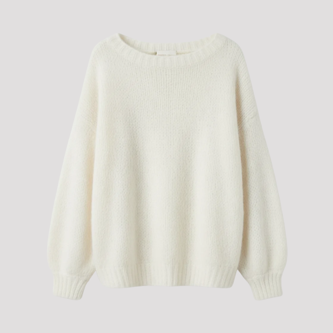 Amelia | Mohair Look Crew Neck Jumper