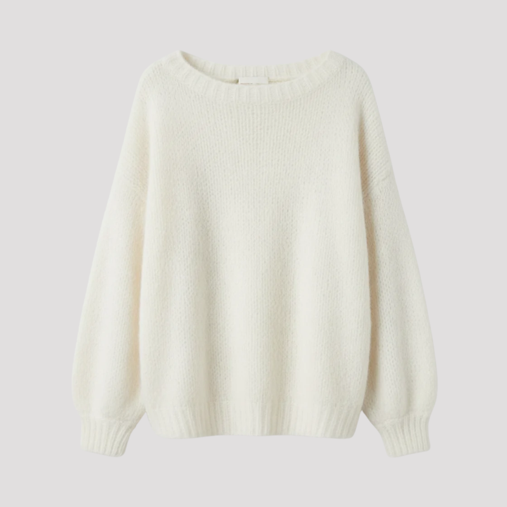 Amelia | Mohair Look Crew Neck Jumper