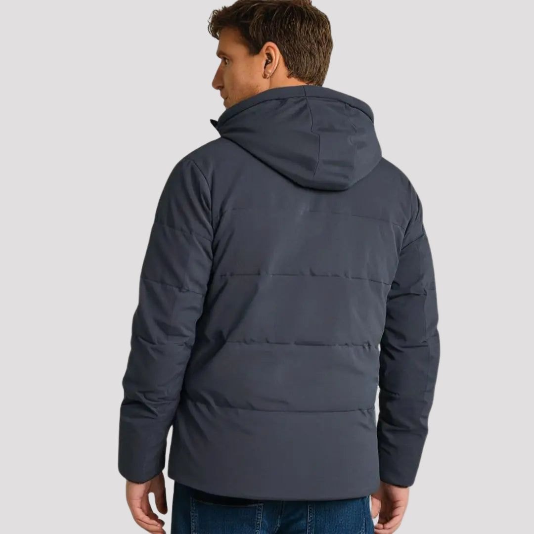 Harrington Oxford | Men’s Warm Fleece-Lined Outdoor Jacket with Hood Harrington Oxford
