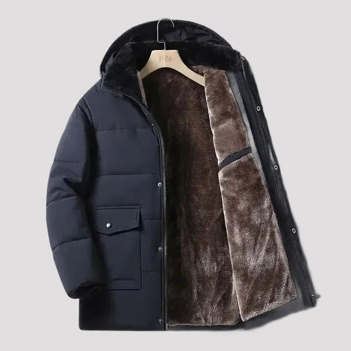 Harrington Oxford | Men’s Warm Fleece-Lined Outdoor Jacket with Hood Harrington Oxford